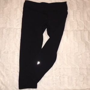 Black ivivva leggings size 12 REVERSIBLE